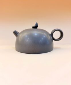 Ấm tử sa nê hưng hỏa biến xanh dáng bán nguyệt thủ công đẹp 250ml AKC98