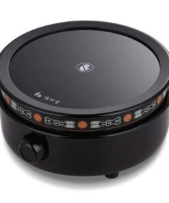 Bếp đun ấm tetsubin bạc hồng ngoại tròn đen 1500W BD64