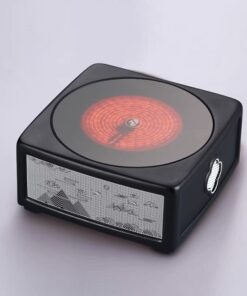 Bếp đun nước pha trà hồng ngoại dùng cho ấm tetubin dáng vuông có họa tiết đẹp 1500W.