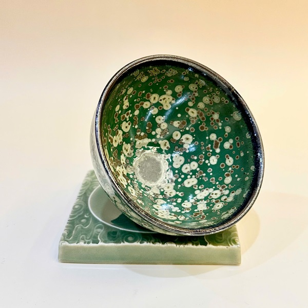 Chén thiên mục hoa mai nở Lê Địch Minh thủ công cao cấp 130ml CTM55 - Ảnh 6