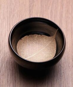 Chén thiên mục mộc diệp Châu Thế Nghĩa thủ công đẹp 100ml CTM61