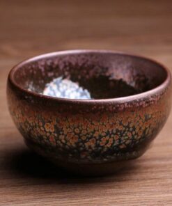 Chén thiên mục cao cấp Thất Thái nghệ nhân Lý Chấn Quý 140ml CTM64