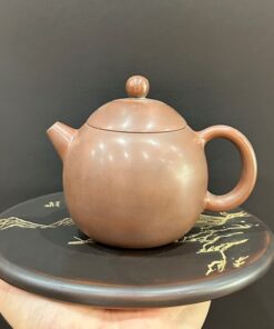 Ấm trà tử sa nê hưng hỏa biến dáng long đán đẹp 230ml AKC151