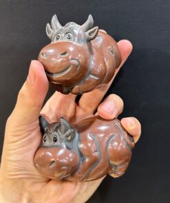 Tượng tử sa tiểu ngưu cỡ nhỏ thủ công bày bàn trà cực đẹp nhiều dáng.