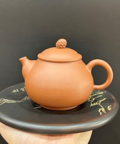 Ấm pha trà tử sa trung quốc dáng phan hồ quả thông đẹp 240ml pha trà ngon.