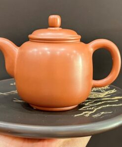 Ấm trà tử sa trung quốc thủ công dáng tỉnh lan trơn đẹp pha trà công năng tốt.