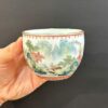 Ly trà cảnh đức cao cấp làm ly trà chủ vẽ tay sơn thủy thủ công 100ml đẹp CS49
