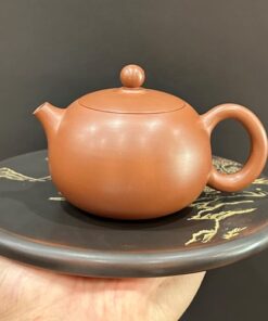 Ấm tử sa nê hưng hỏa biến đỏ thủ công nắp khít 200ml pha ngon AKC84.