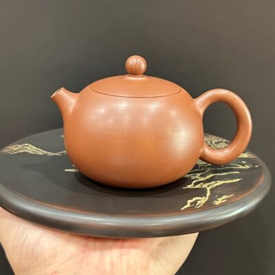 Ấm tử sa nê hưng hỏa biến đỏ thủ công nắp khít 200ml pha ngon AKC84.
