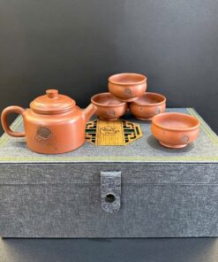 Bộ ấm trà tử sa nê hưng cao cấp làm quà biếu sang trọng pha trà ngon
