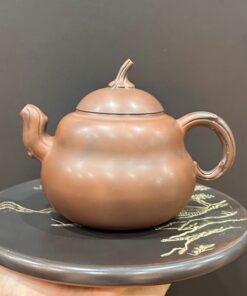 Ấm pha trà tử sa dáng hồ lô thủ công đep pha trà đạo quần ẩm 350ml ngon.