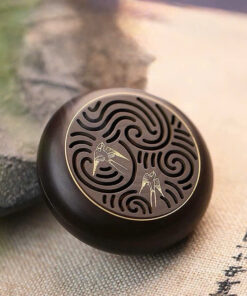 Lư trầm hương bằng đồng nguyên chất cỡ nhỏ hình chim đẹp LD27