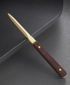 Dao tách trà phổ nhĩ bánh và trà quýt cao cấp cán gỗ cao cấp 16cm DC59