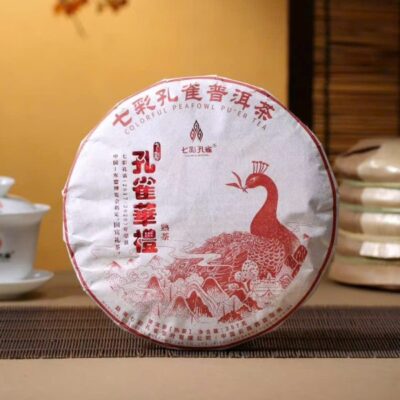 Trà phổ nhĩ chín cao cấp thất thái khổng tước phượng hoàng cực phẩm 2023 PNC06