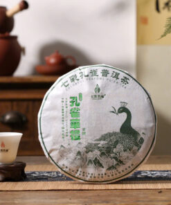 Trà phổ nhĩ sống thất thái khổng tước phượng hoàng xanh thượng hạng 2023 PNS03