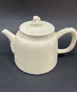 Ấm trà sứ pha trà dáng đức trung bạch định giá rẻ 220ml