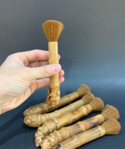 Chổi trà gốc tre ngắn dưỡng ấm trà lông mượt đẹp bền 15,5cm DC60.