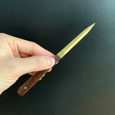 Dao tách trà phổ nhĩ bánh và trà quýt cao cấp cán gỗ cao cấp 16cm DC59.