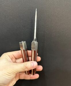 Dao tách trà phổ nhĩ cao cấp lưỡi inox cán gỗ hương đẹp 18cm DC39.