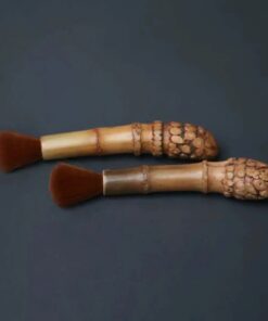 Chổi trà gốc tre ngắn dưỡng ấm trà lông mượt đẹp bền 15,5cm DC60