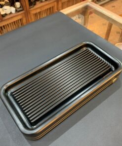Khay trà bakelite dạng phíp màu đen cỡ nhỏ đẹp 40x20cm pha trà đối ẩm