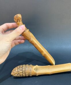 Muỗng xúc trà bằng gốc tre thủ công cao cấp bền đẹp 20-22cm XT16.