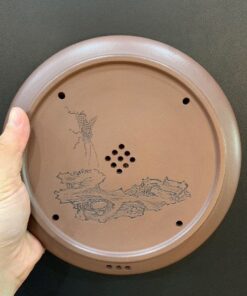 Thuyền trà tử sa dưỡng ấm cỡ lớn nguyên khoáng đáy tào thanh .