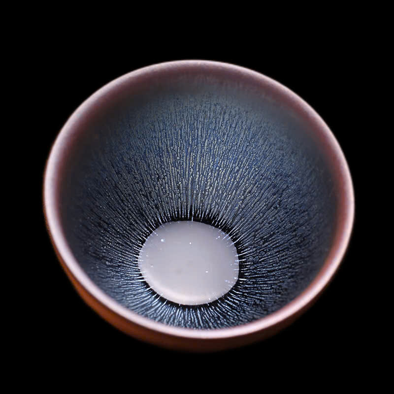 Chén kiến trản sắc men sợi tóc nghệ nhân thiên mục Trần Quốc Phi CTM67 - Ảnh 3