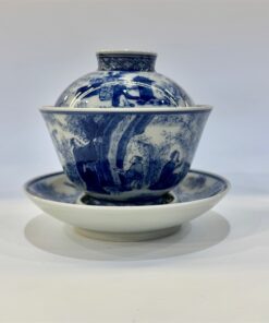 Chén khải sứ cao cấp vẽ tay thủ công đẹp làm tiềm pha trà ngon 190ml AS56.