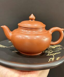 Ấm trà tử sa nê hưng thủ công dáng tiêu anh pha trà ngon 220ml AKC53.