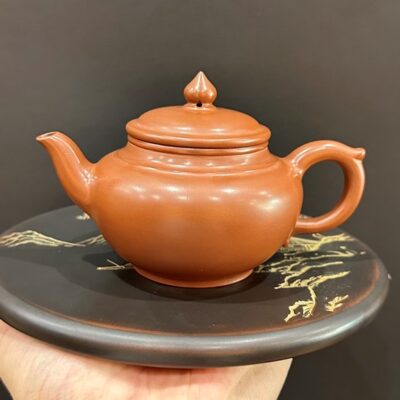 Ấm trà tử sa nê hưng thủ công dáng tiêu anh pha trà ngon 220ml AKC53.