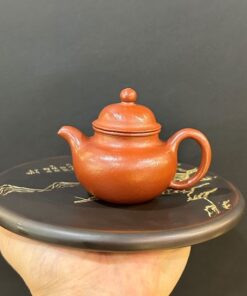 ấm tử sa cỡ nhỏ nguyên khoáng đất cũ pha trà 1 người 100ml doc. ẩm.