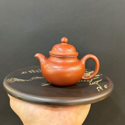 ấm tử sa cỡ nhỏ nguyên khoáng đất cũ pha trà 1 người 100ml doc. ẩm.