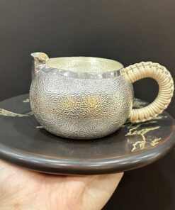 Chén tống bạc nguyên chất 999 làm chuyên trà cao cấp 200ml 152g.