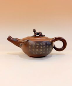 Ấm tử sa nê hưng cao cấp cậu bé cưỡi trâu thủ công ý nghĩa 280ml AKC191