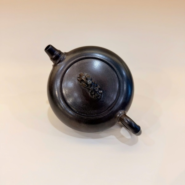 Ấm nê hưng dáng hư biến trúc đoạn nung củi 250ml AKC197 - Ảnh 3