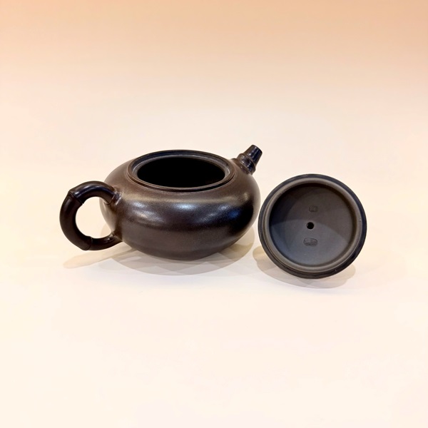 Ấm nê hưng dáng hư biến trúc đoạn nung củi 250ml AKC197 - Ảnh 4