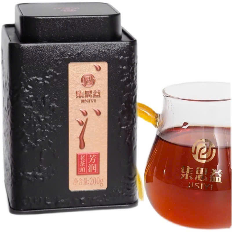 Trà Phổ Nhĩ hóa thạch lâu năm Lão Đầu Trà 200g LDT01 - Ảnh 5