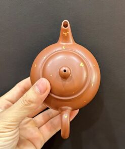 Ấm thủy bình thủ công vẽ vẩy vàng đẹp cỡ nhỏ 180ml pha trà 2-3 người.