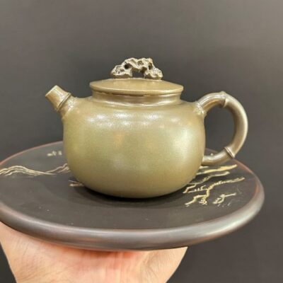 Ấm trà hỏa biến tử sa nê hưng trúc đoạn xanh ngọc thủ công 250ml pha trà ngon.