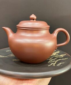 Bình trà tử sa nguyên khoáng đất cũ hoàng long sơn thủ công đẹp 280ml pha trà ngon.