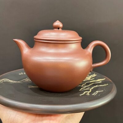 Bình trà tử sa nguyên khoáng đất cũ hoàng long sơn thủ công đẹp 280ml pha trà ngon.