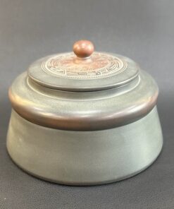 Hũ đựng trà phổ nhĩ cao cấp tử sa nê hưng trống đồng 500ml HT65