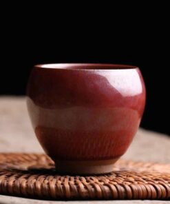 Chén thiên mục cao cấp Tương Vân Hồng cỡ nhỏ 60ml CTM10