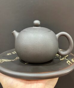 Ấm trà tây thi nhũ cao cấp thủ công hắc nê đẹp pha ngon 240ml quần ẩm.