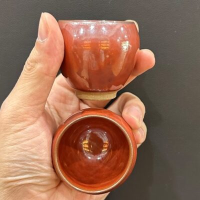 Chén thiên mục cao cấp tương vân hồng cỡ nhỏ uống trà ngon 60ml CTM10.