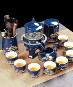 Bộ ấm chén cối xay cảnh đức cao cấp đầy đủ dụng cụ AT03