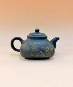 ấm tử sa đất cũ nguyên khoáng lục nê thủ công tứ phương đẹp 280ml ATS76