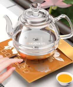 Bếp trà điện đun nước pha trà tự động bơm bên trong siêu thủy tinh cao cấp KamJove H7.