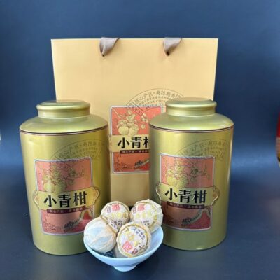Trà phổ nhĩ quýt tiểu thanh cam cao cấp thơm ngon hộp 250g pha trà tốt cho sức khoẻ.
